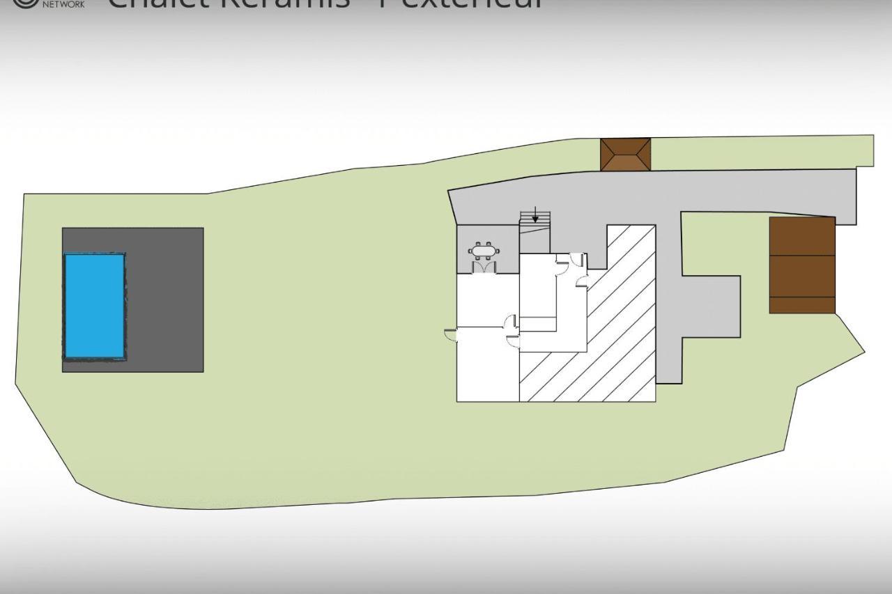 Chalet Keramis - Ovo Network La Riviere-Enverse المظهر الخارجي الصورة
