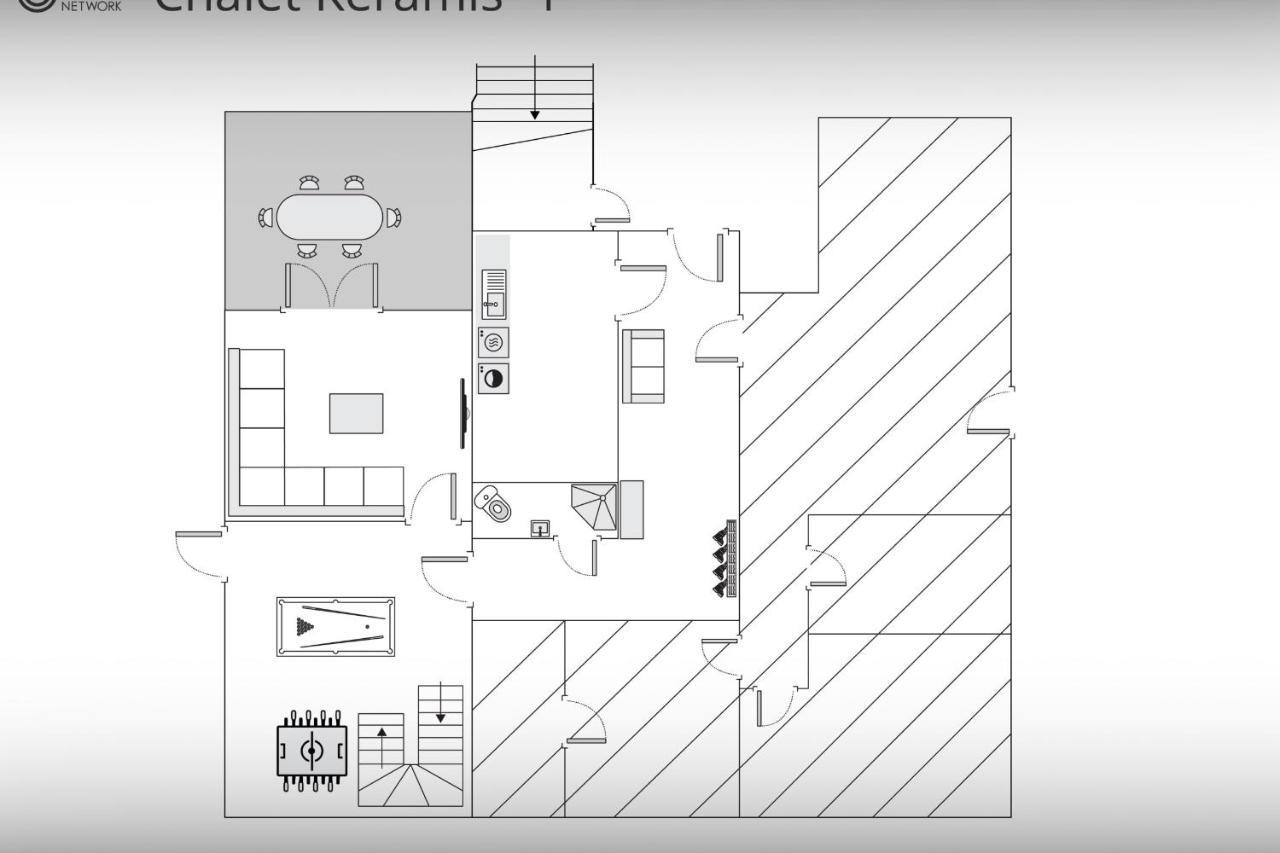 Chalet Keramis - Ovo Network La Riviere-Enverse المظهر الخارجي الصورة